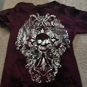 y2k skull t shirt women’s fit